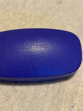 Emilio Pucci Cobalt Blue Embossed Sunglasses with case
